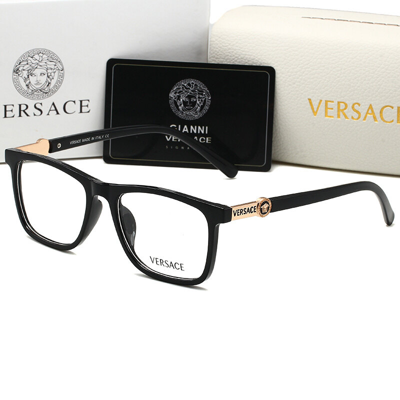 Versace kính râm nam nữ cổ điển hoài cổ, thương hiệu sang trọng, tròng kính trong suốt, 2022