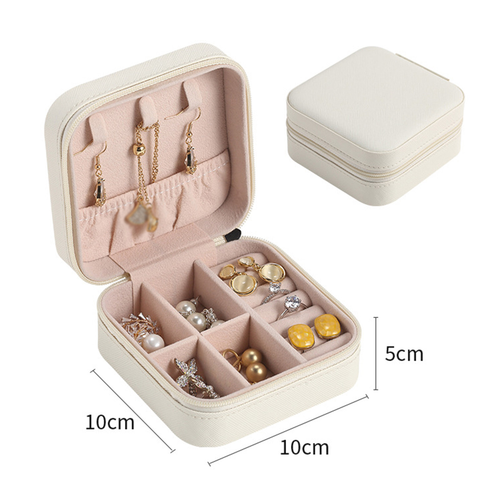Ring Earrings Box Boxes & Organizers Storage Jewelry New Gift Earring Box 