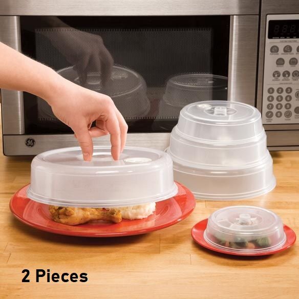 Lid Microwave Plate Cover Clear Steam Splatter Food Dish Good sealing Brand New 