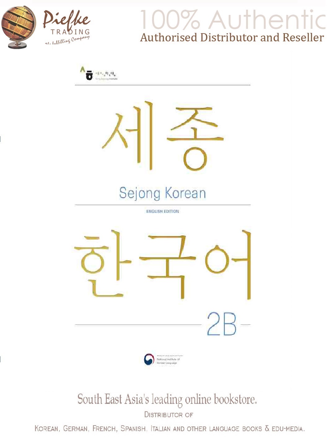 Sejong Korean (Eng Ver), Sb 2B 9781635190465