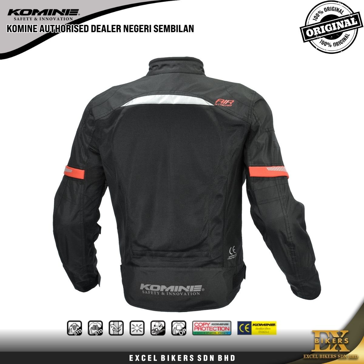 KOMINE JK-1274 Protect Half M-JKT XL KOMINE JACKET JK-1272 PROTECT 