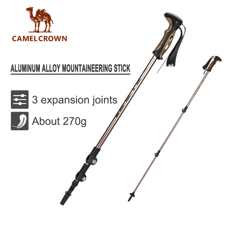 Camelcrown gậy đi bộ đường dài gậy đi bộ đường dài trọng lượng nhẹ điều chỉnh được gậy đi bộ leo núi giảm sốc gậy leo núi cắm trại đi bộ đường dài