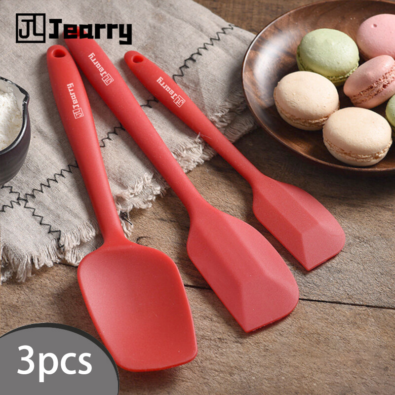 Gambar Jearry Silicone Baking Tools 3Pcs Set Heat Resistant Food Grade Silicone Kitchen Utensils