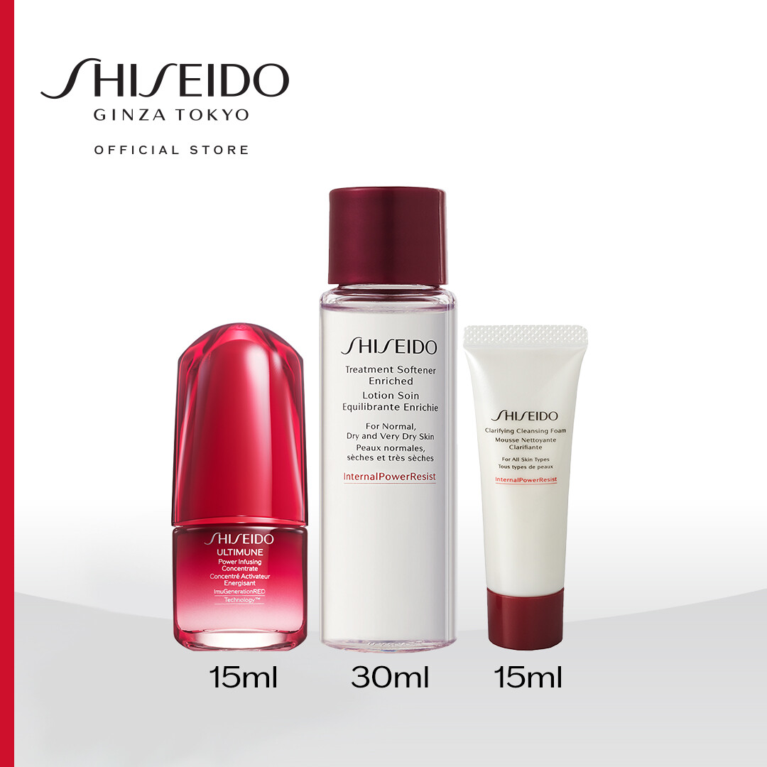 Gambar Shiseido Ultimune Power Infusing Concentrate Serum 15ml Set