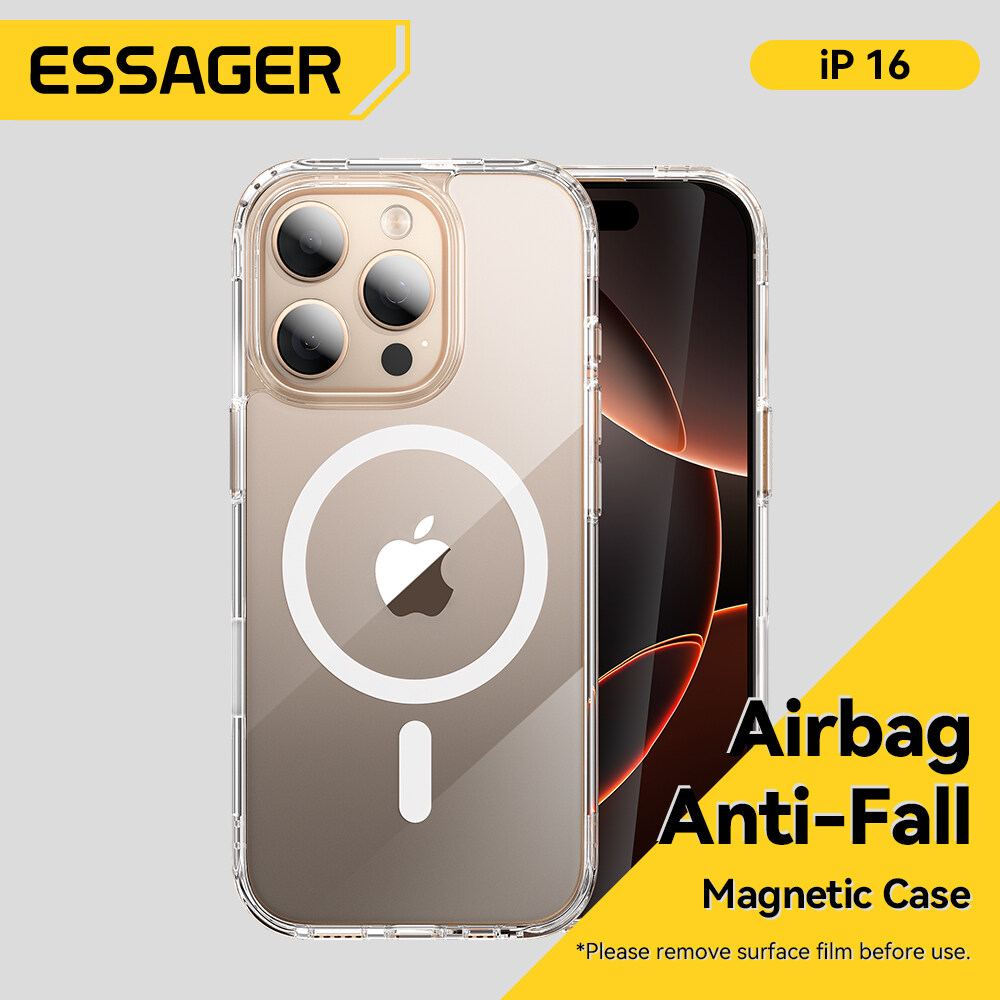 Essager Iphone16 vỏ điện thoại S Ốp điện thoại Apple vỏ điện thoại Trong Suốt Tương Thích Với iPhone