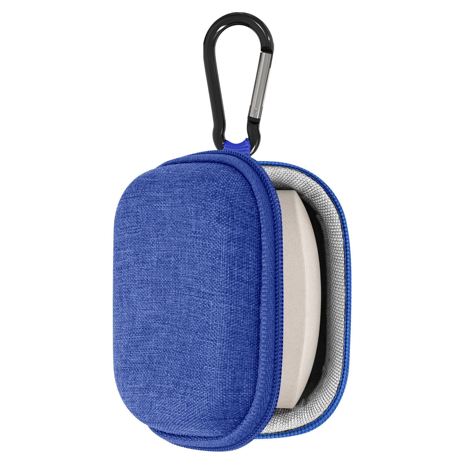 Geekria Shield Earbuds Case Compatible with Sony LinkBuds Open, LinkBuds Fit, WF-1000XM5, WF-1000XM4 True Wireless Earbud, Replacement Hard Shell Travel Carrying Bag (Blue)