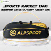 ALPSPORT HJ-366 Badminton Bag - Large Capacity, Stylish Design