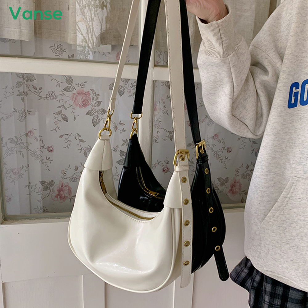 Túi đeo nữ Vanse thời trang da PU thường ngày Túi Đeo Vai Túi Đeo Chéo
