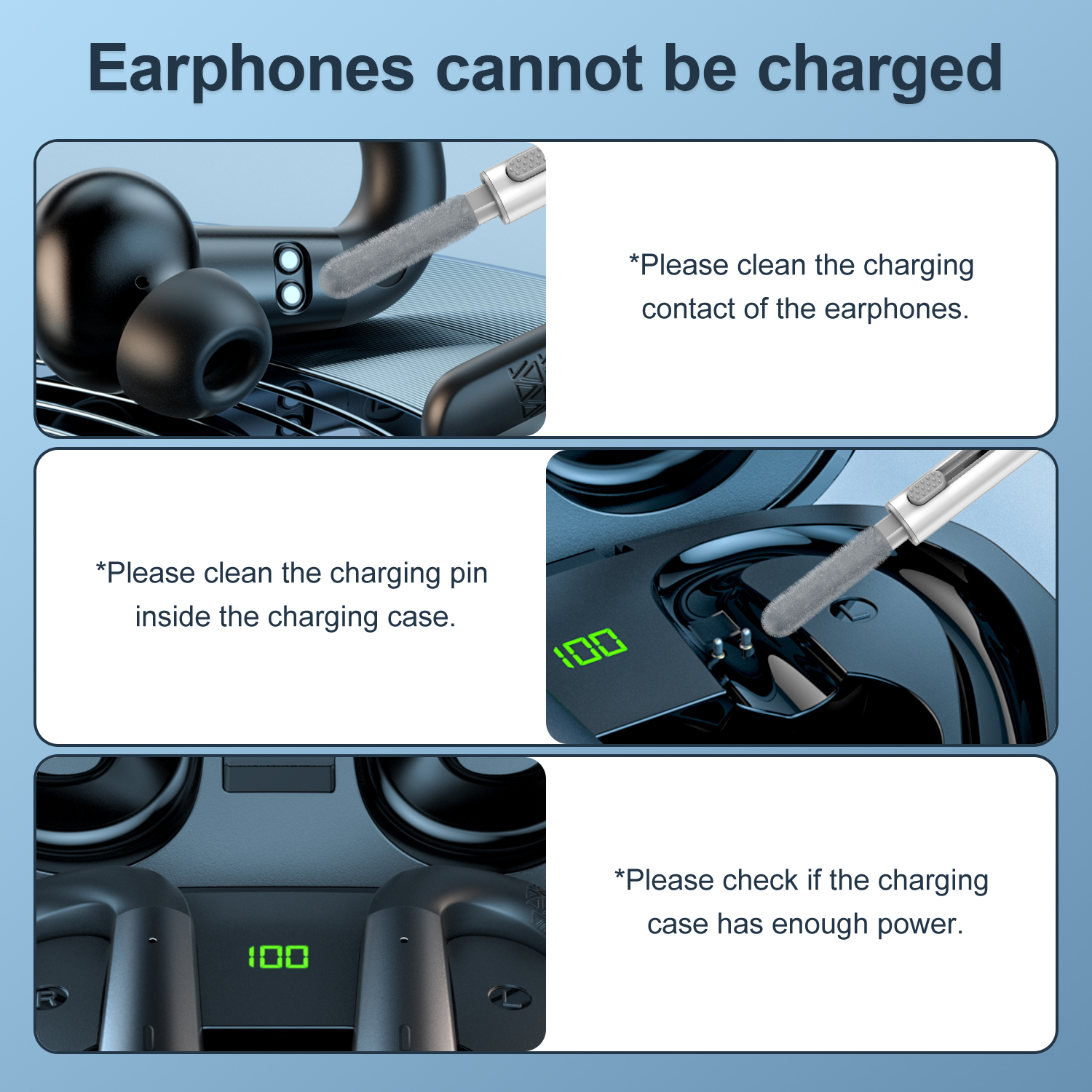 Wireless Bluetooth Earbuds Sport Headphones With Led Display Mic_voghion.com