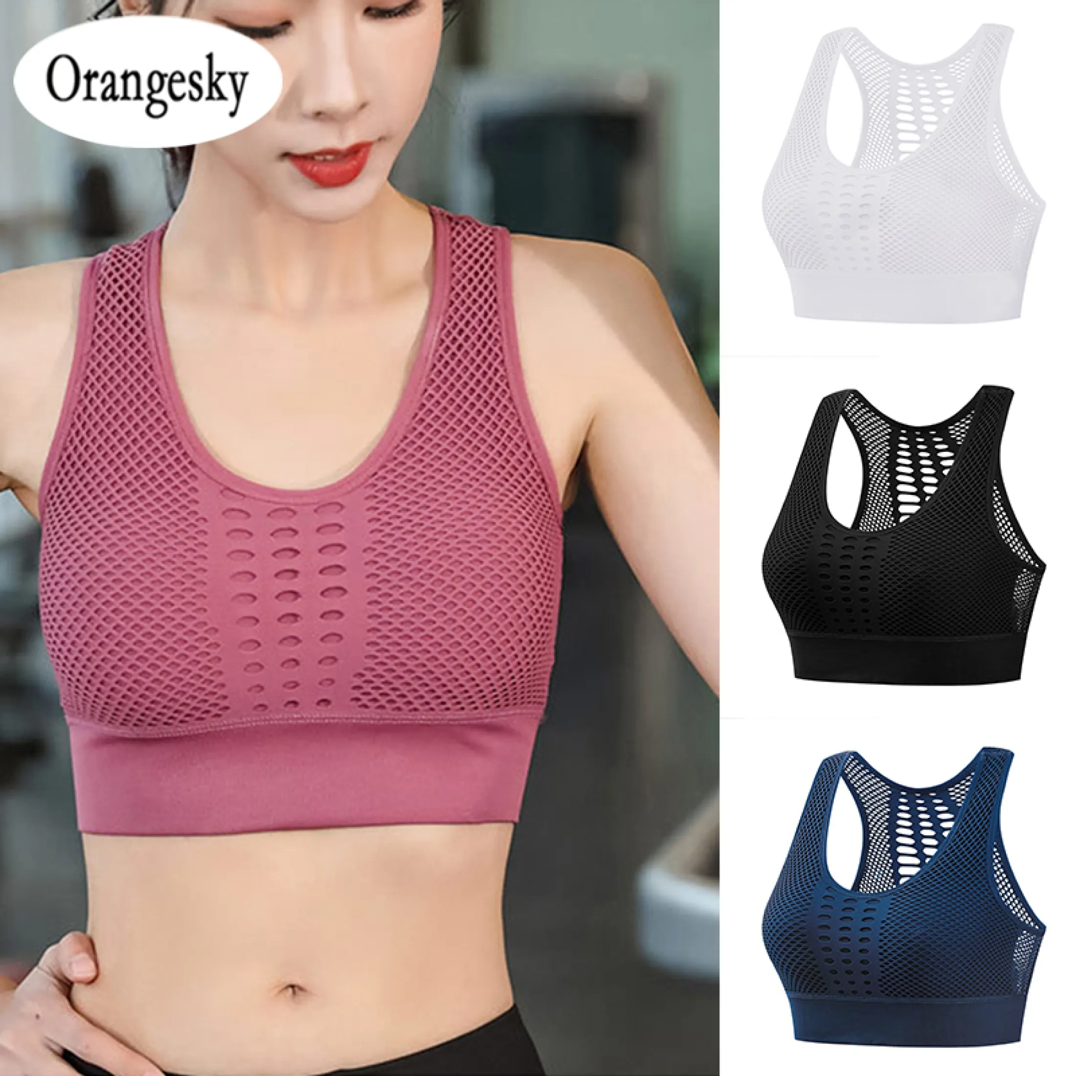 Seamless sports bra high impact Clearance
