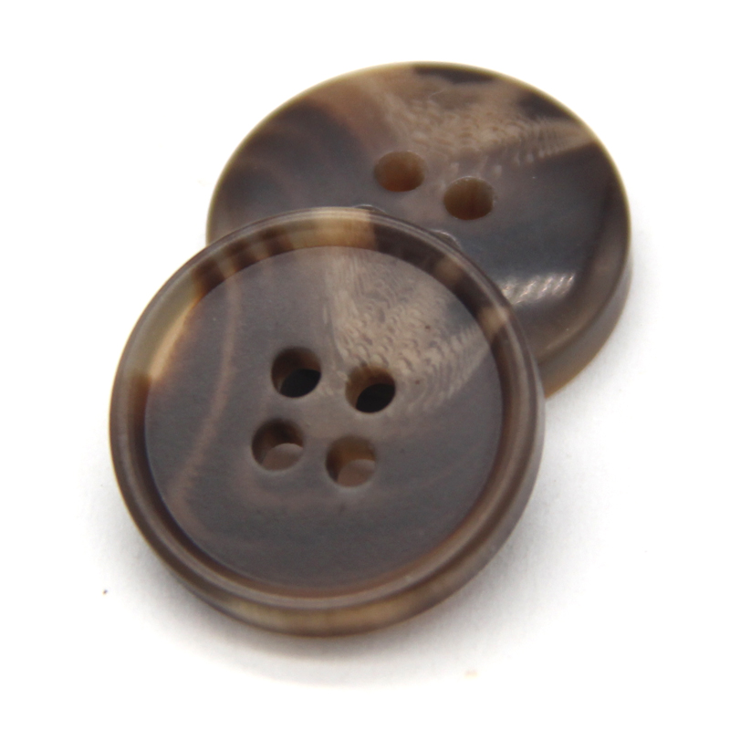 15/18/20/23/25mm Imitation Horn Classical Resin Coat Buttons For Clothing Mens Suit Sweater Classical Handmade Decorations Sewing Accessories