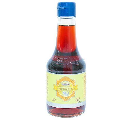 Nước mắm cá cơm 50 độ đạm Hạnh Phúc chai 250ml_1