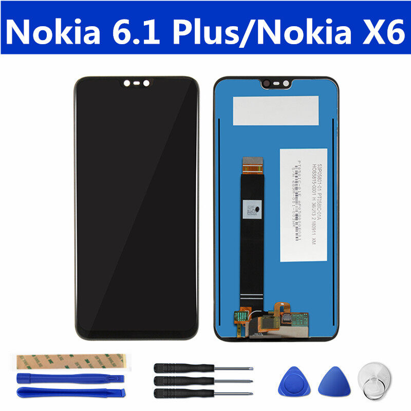 Black Happyshopping Telephone Repair Replace Touch Panel for Nokia X6 Color : Black 2018