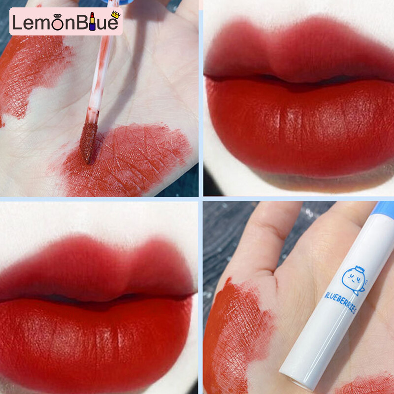Gambar LemonBlue Matte Lipstick Set Vivid Colour Long Lasting Non Stick Cup Beauty Cosmetics Vivid Colour Long Lasting Non Stick Cup Vivid Colour Long Lasting Non Stick Cup Beauty Cosmetics Makeup Set For Women Girl Matte Lipstick Set