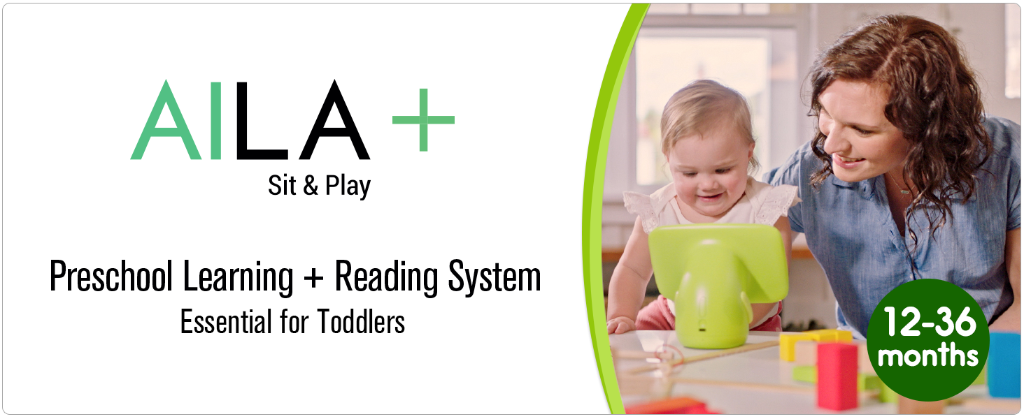 AILA Sit & Play Plus Toddler Kids Preschool Curriculum Learning Reading System 