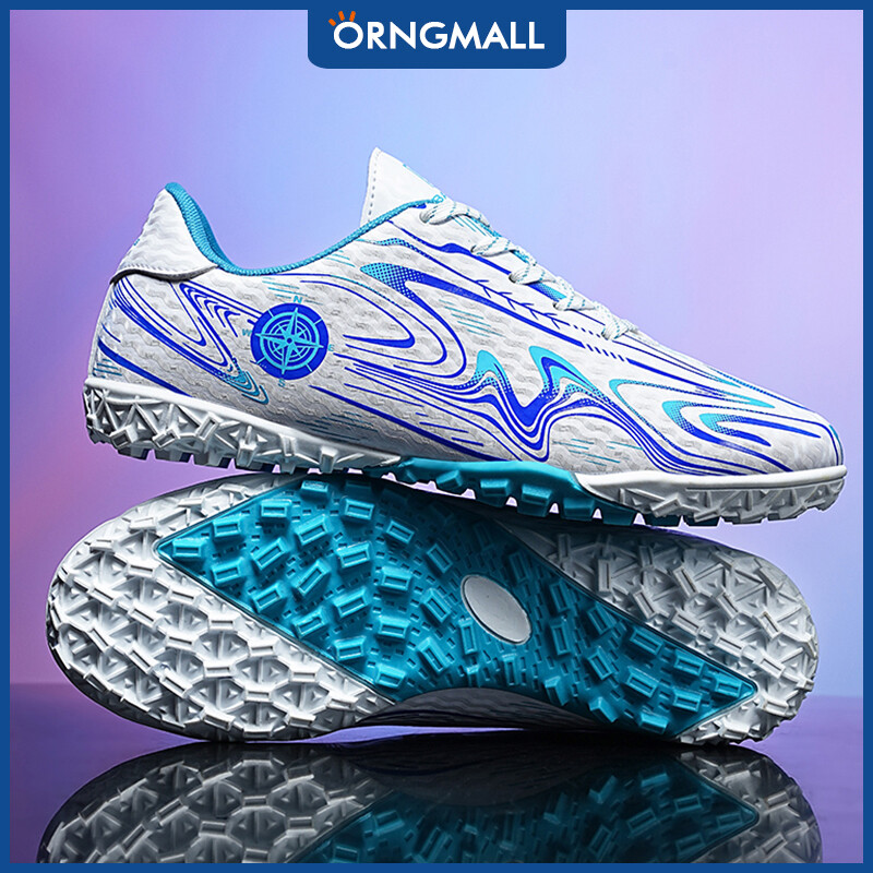 ORNGMALL Football Shoes Long Spike Soccer Shoes Non-slip Futsal Shoes for Boys Sport Cleats Shoes for Girls Trainers Adult Children Sneakers 31-44 - ยี่ห้อ ORNGMALL ราคา 489 บาท*ส่งฟรี