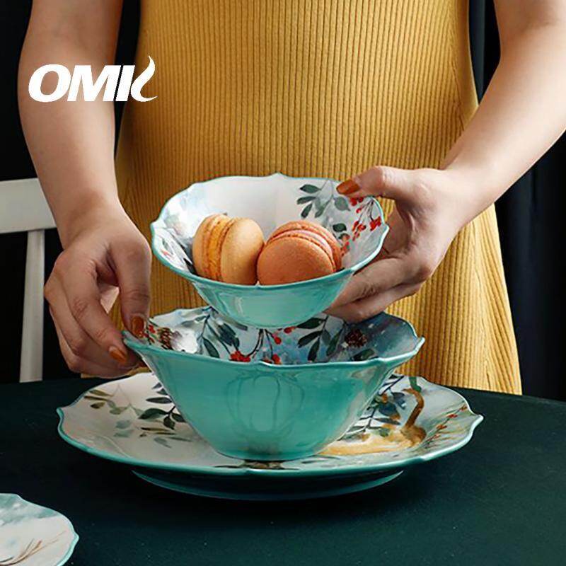OMK Fairytale Forest Series Ceramic 6 inch Rice Bowl christmas tableware xmas ราคา 228 บาท*ส่งฟรี