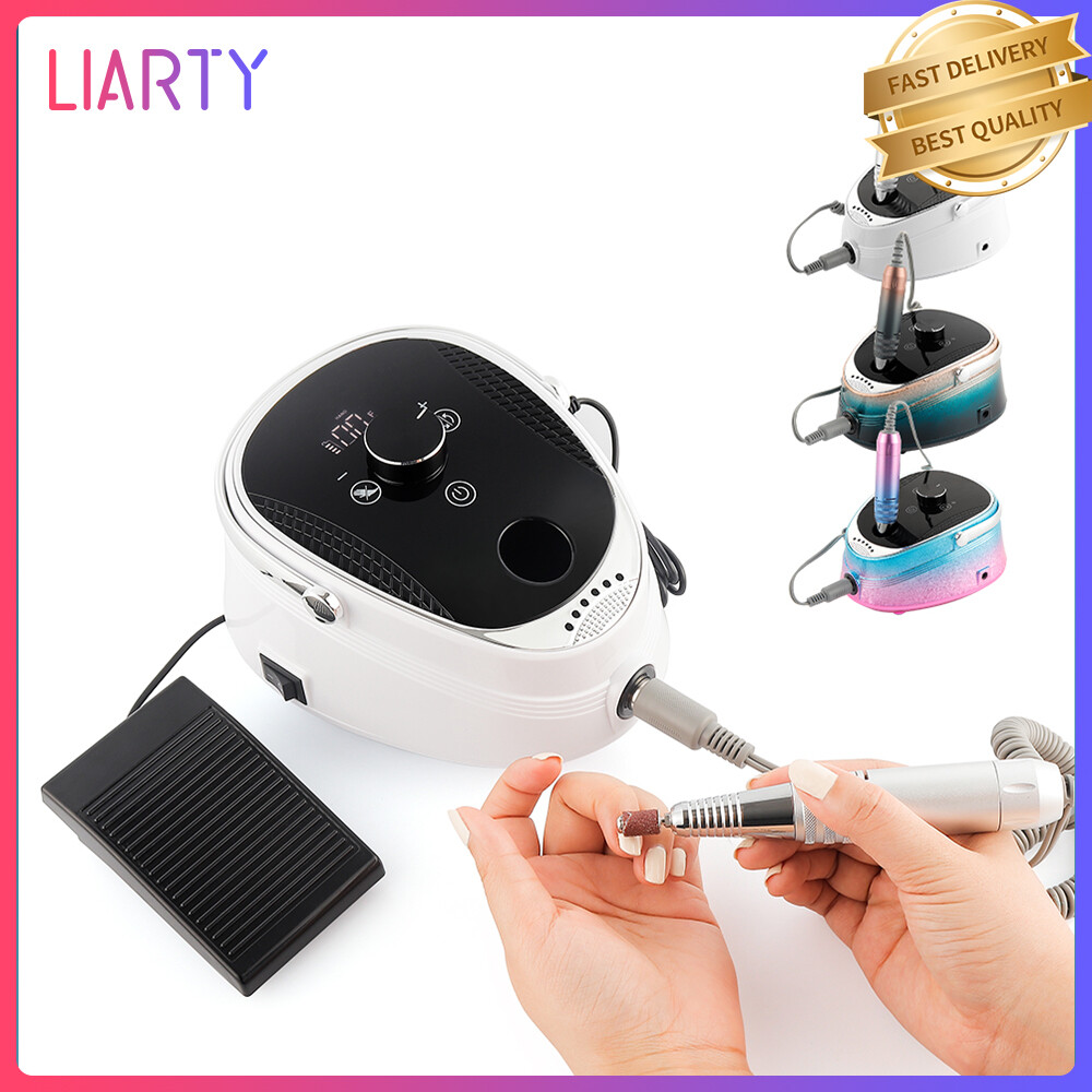 Gambar LIARTY Portable Electric Manicure Grinder 360° Nail Care Polishing Removing Dead Skin Callus Tool