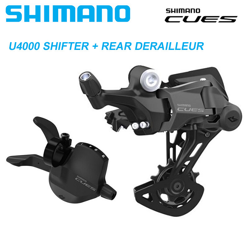 Shimano Cues U4000 9 Tốc Độ SL + RD Groupset SL-U4000-9R Rapidfire Cộng Với Shifter Băng Kẹp RD-U4000 Bóng RD Cùi đề sau 9S 9V