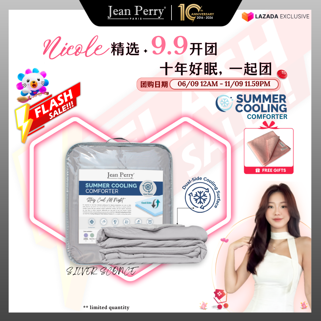 Jean Perry Summer Cooling Comforter 限时折扣