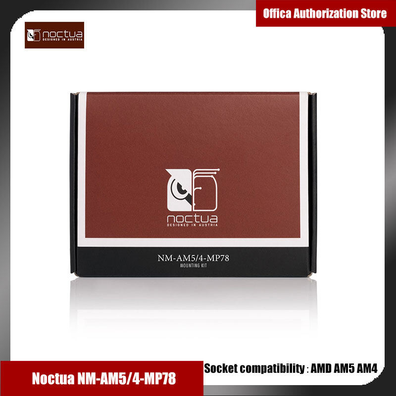 Noctua bộ lắp nm-am5/4-mp83 giá gắn amd-am5 cho hầu hết các thiết bị làm mát cpu noctua hỗ trợ nền tảng am5 amd am4