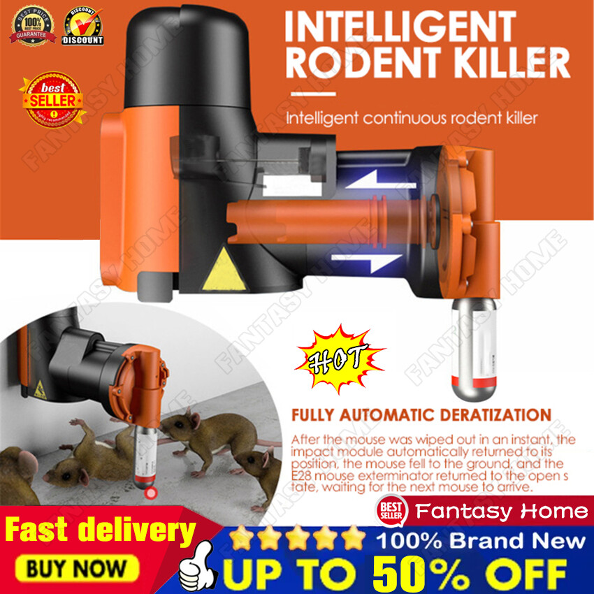 ⭐In Stock⭐Smart Automatic Humane Non-Toxic Rat And Mouse Trap Kit Rat Mouse Multi-Catch Trap Machine CO2 Cylinders Humane Non-Toxic ราคา 1,462 บาท*ส่งฟรี