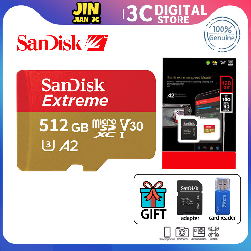 Sandlsk Thẻ Nhớ Micro TF SD Thẻ Flash Thẻ Nhớ 16GB 32GB 64GB 128GB 256GB