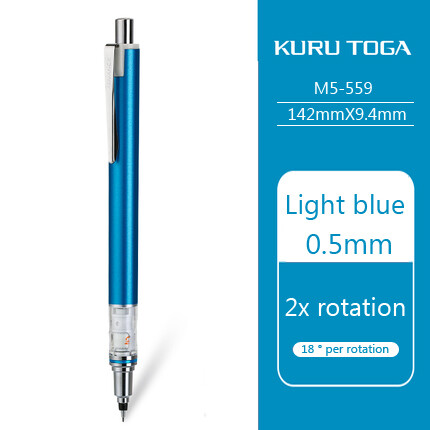 1 Chiếc Bút Chì Cơ Xoay UNI M5-559 Nhật Bản Bút Chì Cơ Kuru Toga ADVANCE 0.3/0.5Mm Trọng Tâm Thấp