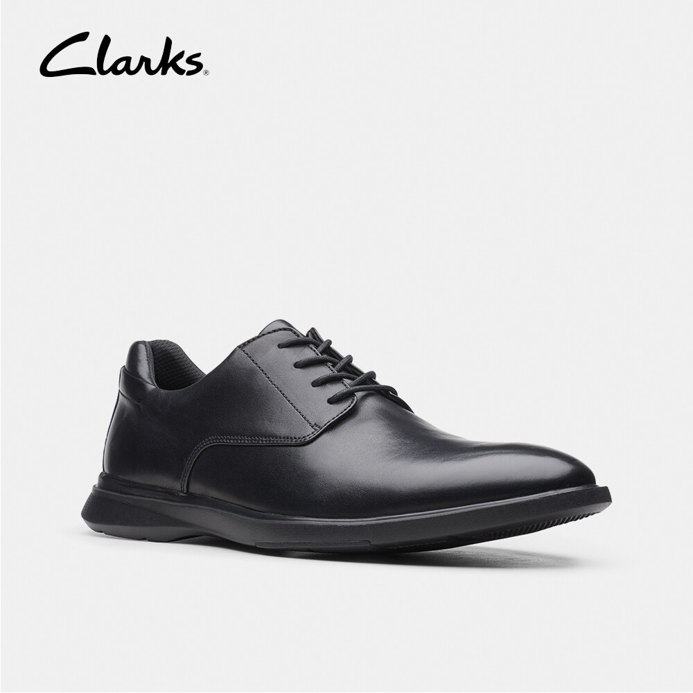 clarks mens black dress shoes