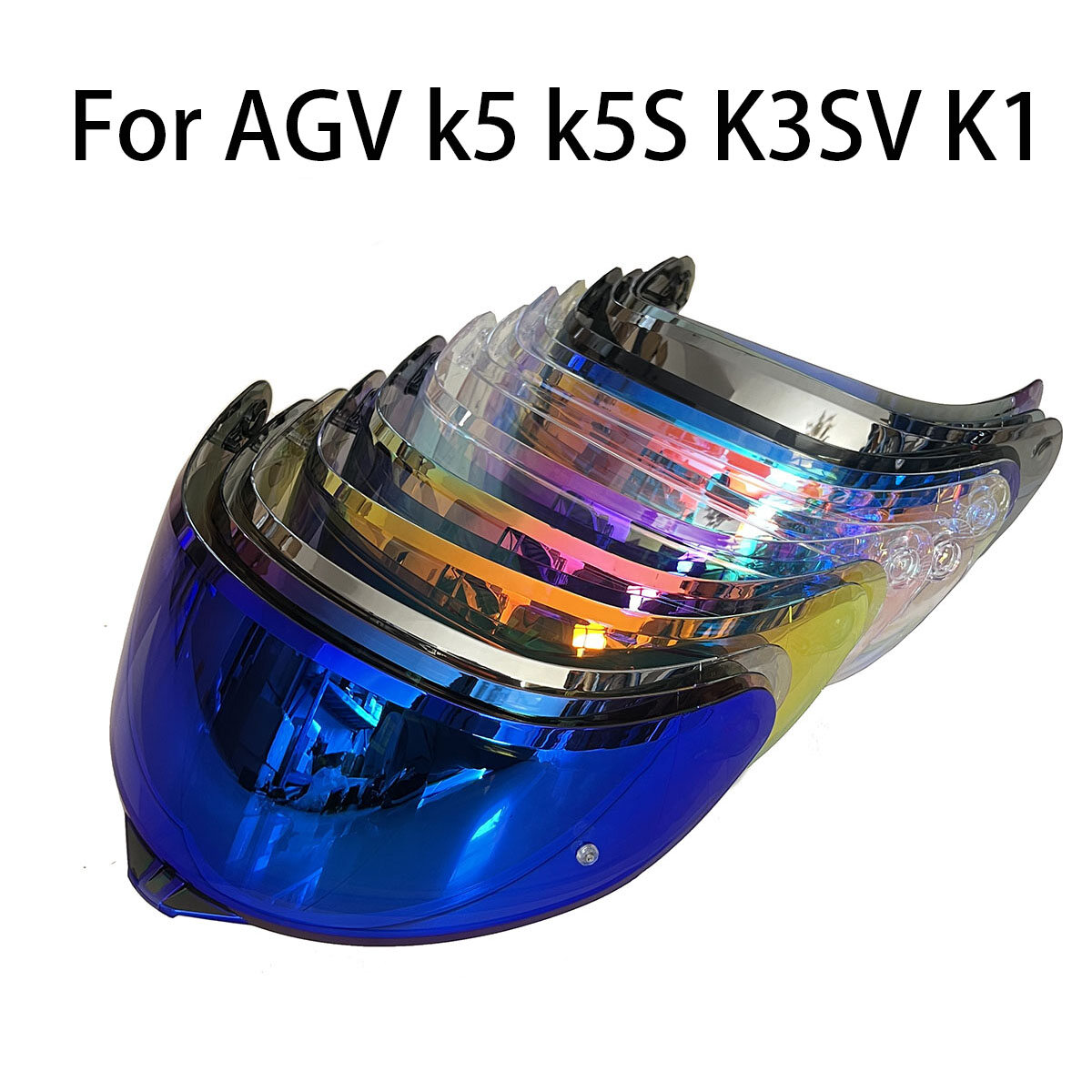 AGV Gold Motorcycle & Powersports Helmets Anti-Fog Helmet Visor For AGV K1,  K3-SV, K5 & K5-S Motorcycle Helmets - Dark Tint AGV K1 Visor Replacement
