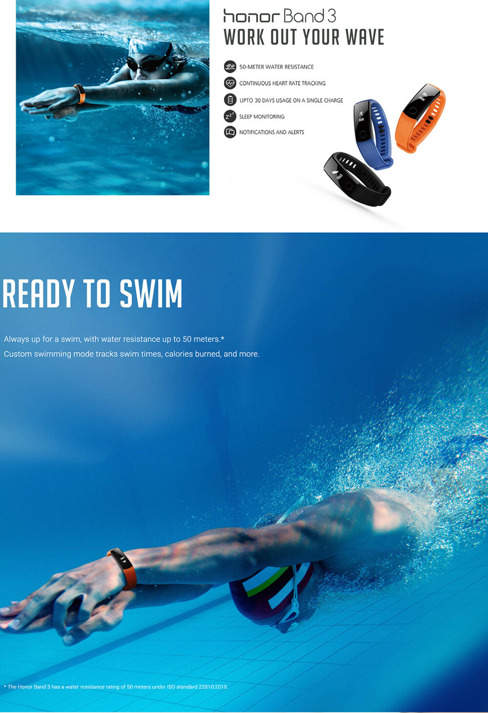 Huawei Honor Band 3 Smart Wristband 0.91