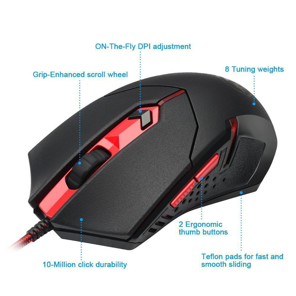 Redragon Gaming Keyboard & Mouse Combo S101 RGB LED Backlit Keyboard and Mouse Set 21 a29d6371868e8f6caef1a036e602a849