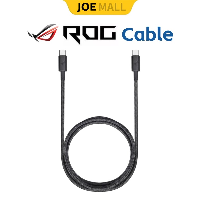 Rog Phone Charger Cable: Compatible Usb-C, 65W Fast Charging