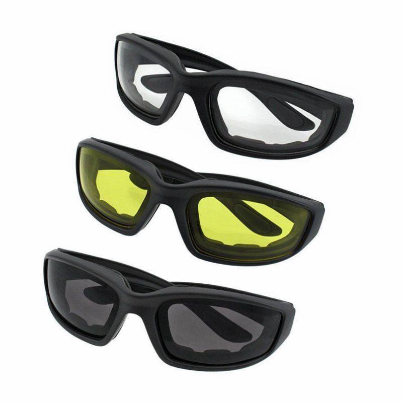 yellow riding glasses