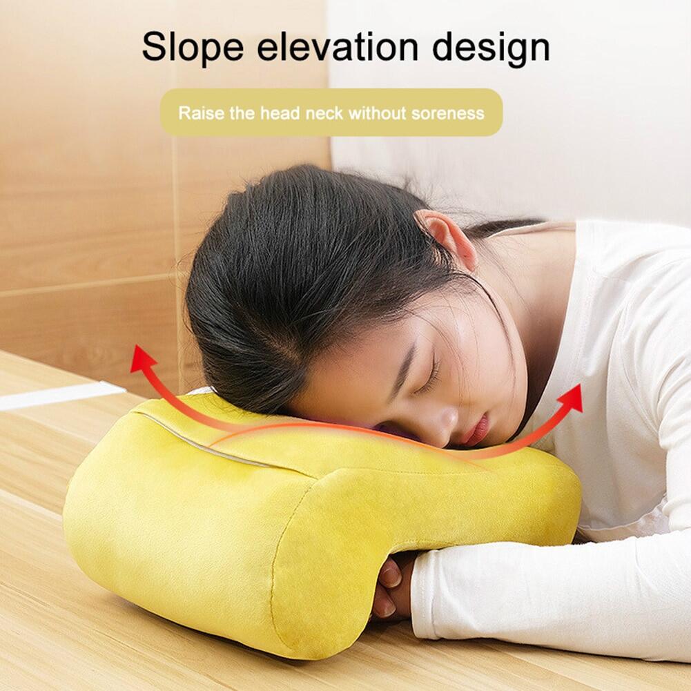 Portable Travel Noon Nap Neck Pillow Office Home Desk Soft Cushion