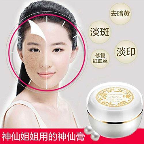 Gambar Lady Skin Cream Freckles Sunburn Remove Face Brighten Magic Glow Freckle Removal Whitening Lady Cream 30g