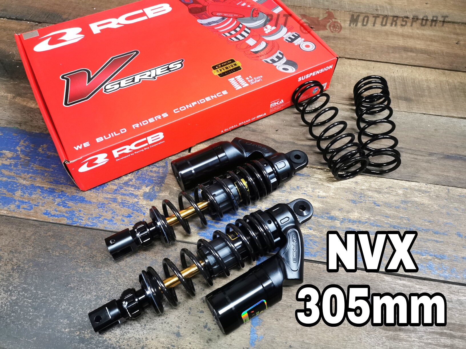 RCB VS Absorber Set Yamaha NVX V1 V2 305mm NMAX V2 275mm Monoshock
