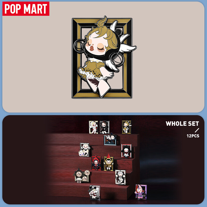 Pop mart skullpanda image of reality series figures-badge blind box