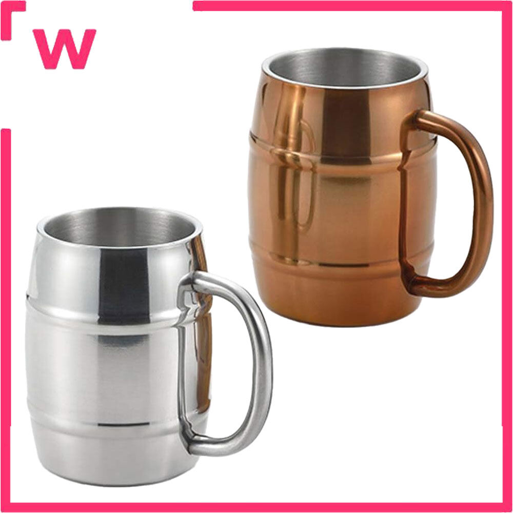Tamahashi Stainless Steel Double-Layered Barrel Mug 450ml Keep Warm/Cool High-tech HM-13, 14, 15 ราคา 942 บาท*ส่งฟรี