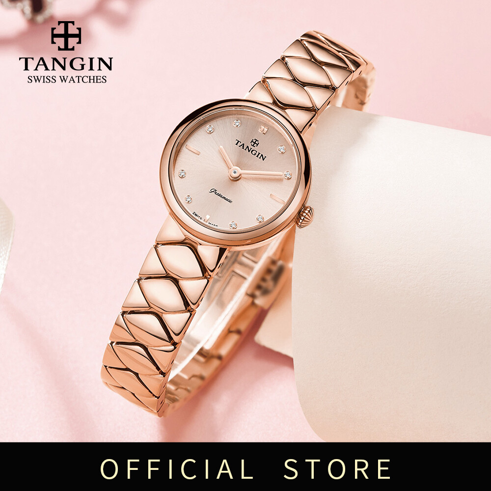 Small Rose Gold Watch Women's Watch,Round Case, Stainless Steel Mini Ladies Watch Luxury Fashion Swiss Quartz Ladies Wristwatch,Women's Gift, Gold dainty Watch ราคา 8,740 บาท*ส่งฟรี
