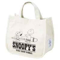 Just Star Snoopy Printed Canvas Women Tote Bags Portable Handbag Lunch bag Bento Bag Mommy Bag