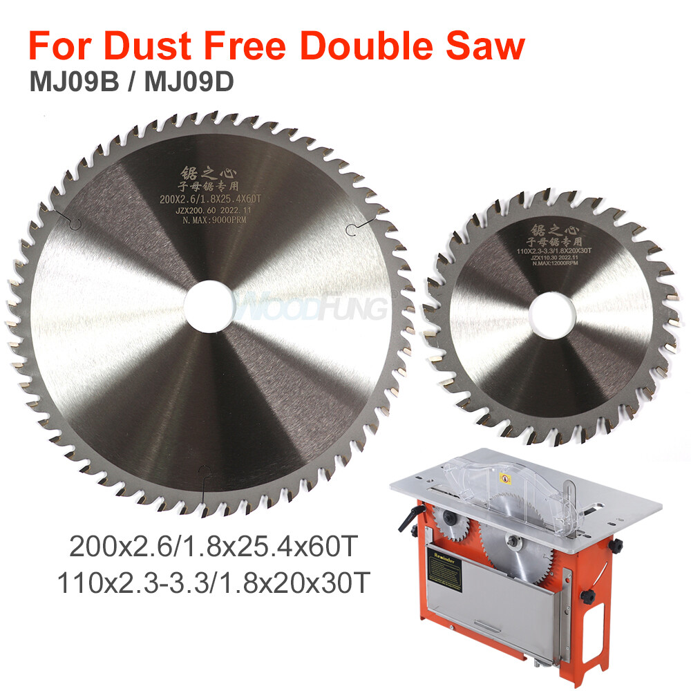 Bộ lưỡi cưa cho bảng điều khiển bàn trượt gấp được không bám bụi 4 "/8" mdf lưỡi cưa cắt lưỡi cưa