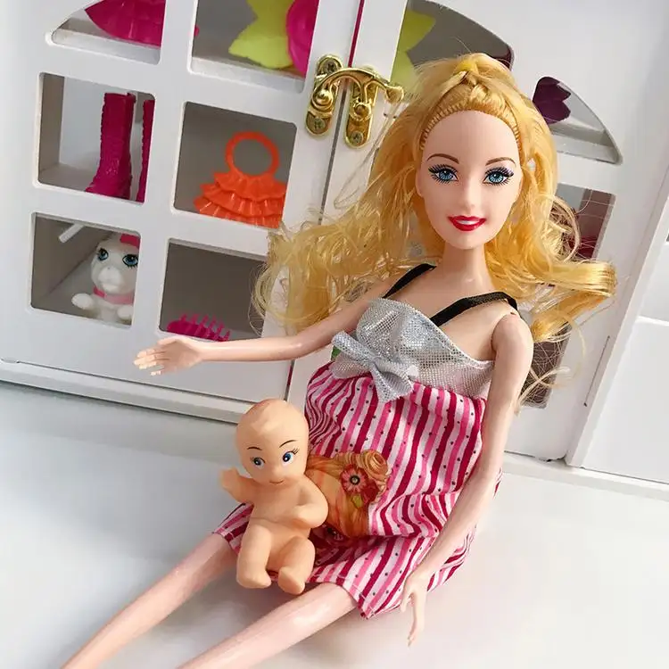 barbie with baby in belly