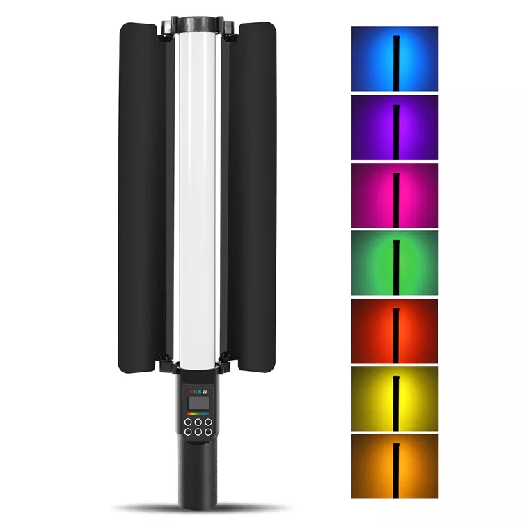 Tenwish gậy rgb đèn led quay video cầm tay có cửa sổ kim loại đèn chụp ảnh điều chỉnh độ sáng cầm tay thiết bị phòng thu