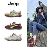 Jeep Mary Jane thoáng khí thể thao ngoài trời giản dị chống trượt Giày nữ đi bộ đường dài