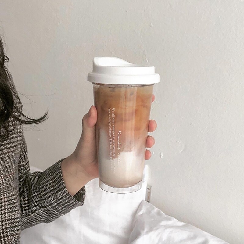 Gambar ?CW? KawaiiWater Bottle For Juice MilkCoffeeSchoolproof Drinking Bottle PortableCups BPA Free