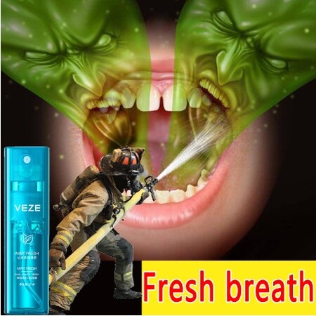 Gambar Oral spray fresh breath spray refreshing mint flavor 10ml remove bad breath heavy breath fresh breath kiss dating artifact neutral mint refreshing freshener lasting and easy to carry ??????
