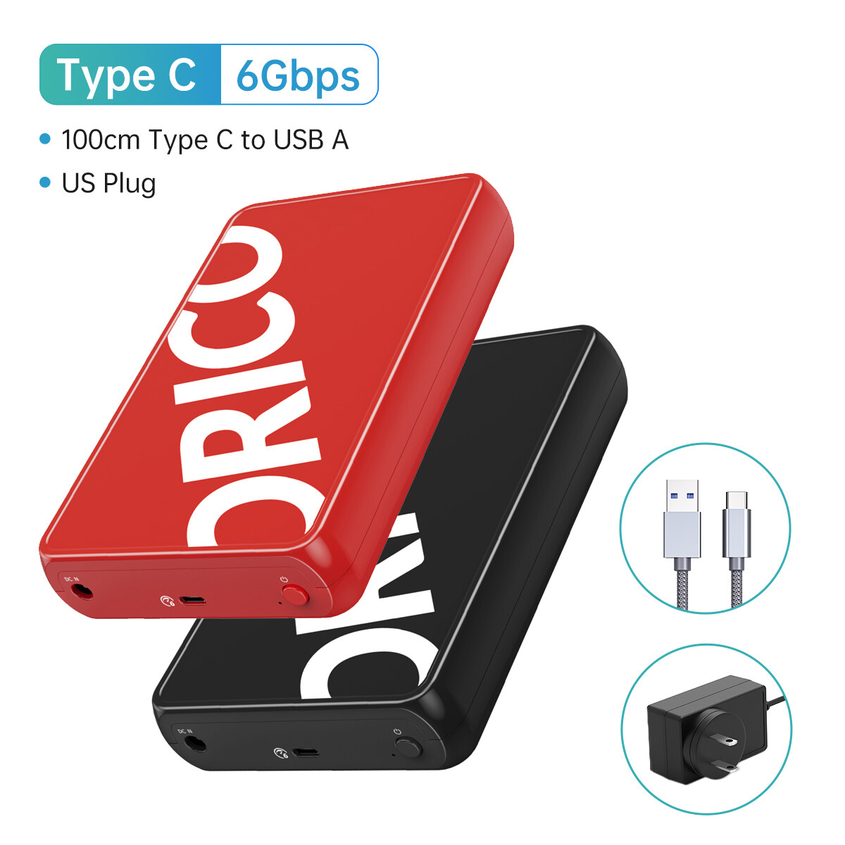 ORICO 3.5 inch Vỏ ổ cứng ngoài USB 3.0 để SATA HDD Dock Trường hợp với 12V Bộ chuyển đổi điện Hỗ trợ