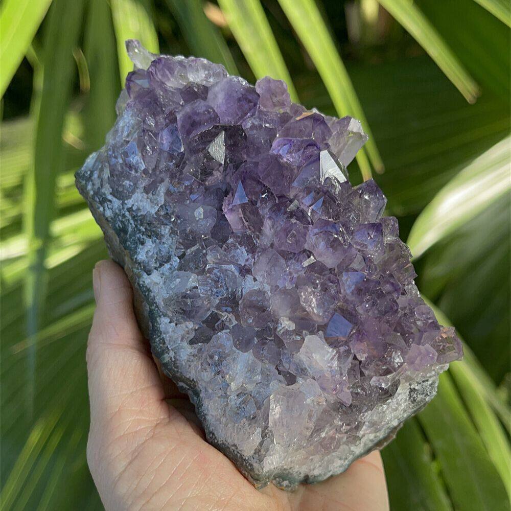 Lớn Thạch Anh Tím cụm Amethyst geode, Amethyst druze, nguyên thạch anh tím
