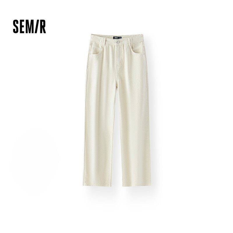 Semir Women Vintage Slimming Denim Pants Petite Trendy 2025 New Summer Cool Straight Leg Pants Versatile ราคา 1,397 บาท*ส่งฟรี